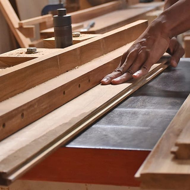 Teak in the workshop Teak in the workshop