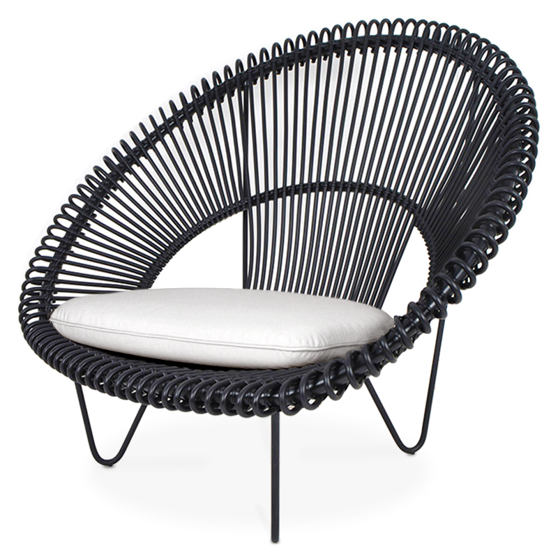 Alchemy | Bamboo cane & iron lounger