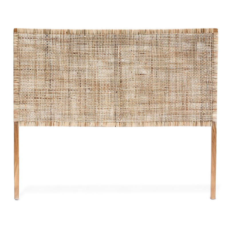 Briza | Teak & rattan headboard