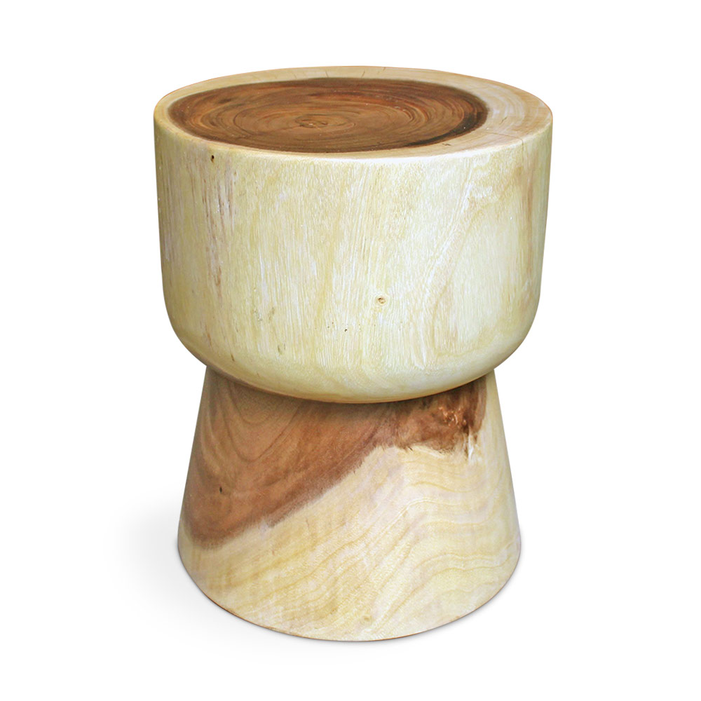 Drum | Solid Suar Wood Stool