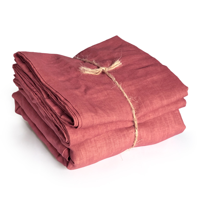 Earth | Organic plant-dyed linen duvet set