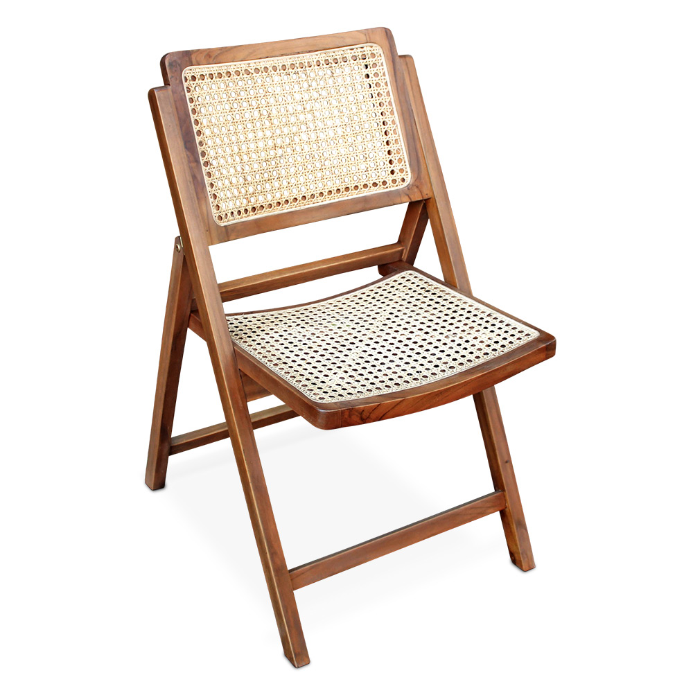 Fold | Teak & Rattan Chair