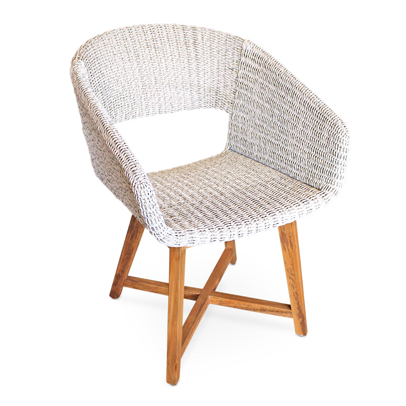 Naga | Teak & Wicker Dining Chair