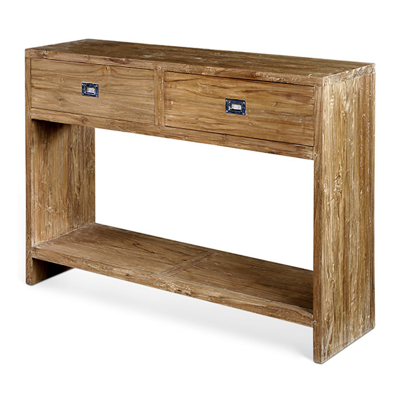 Potential | Two drawer teak console