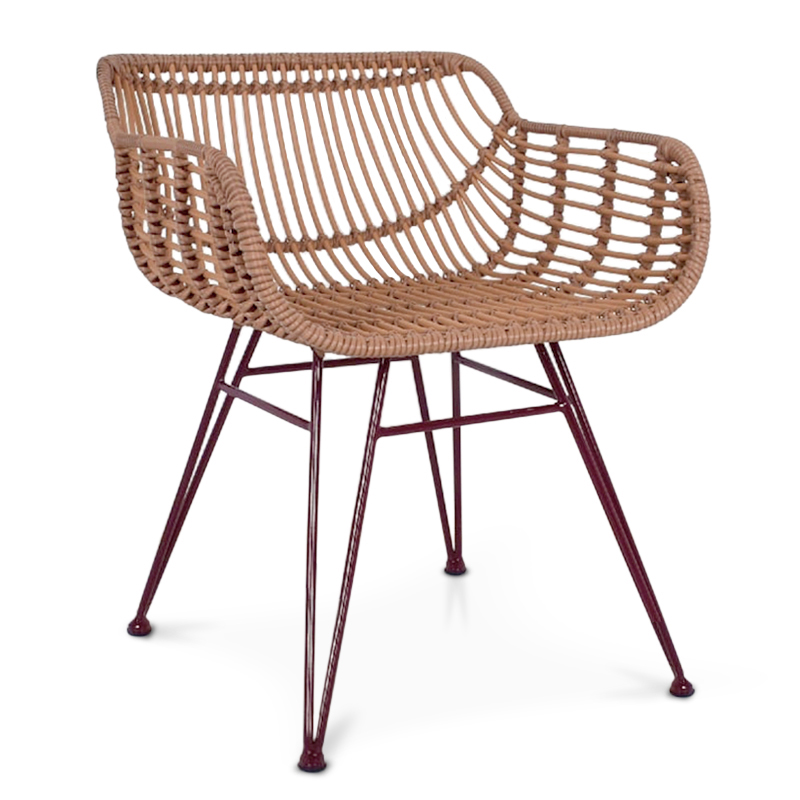 Retreat | Rattan & iron dining chair