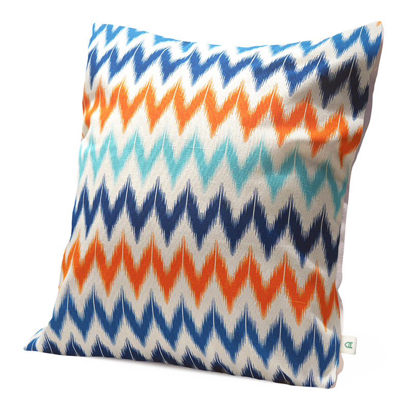 Tribal | Handmade linen cushion 45x45