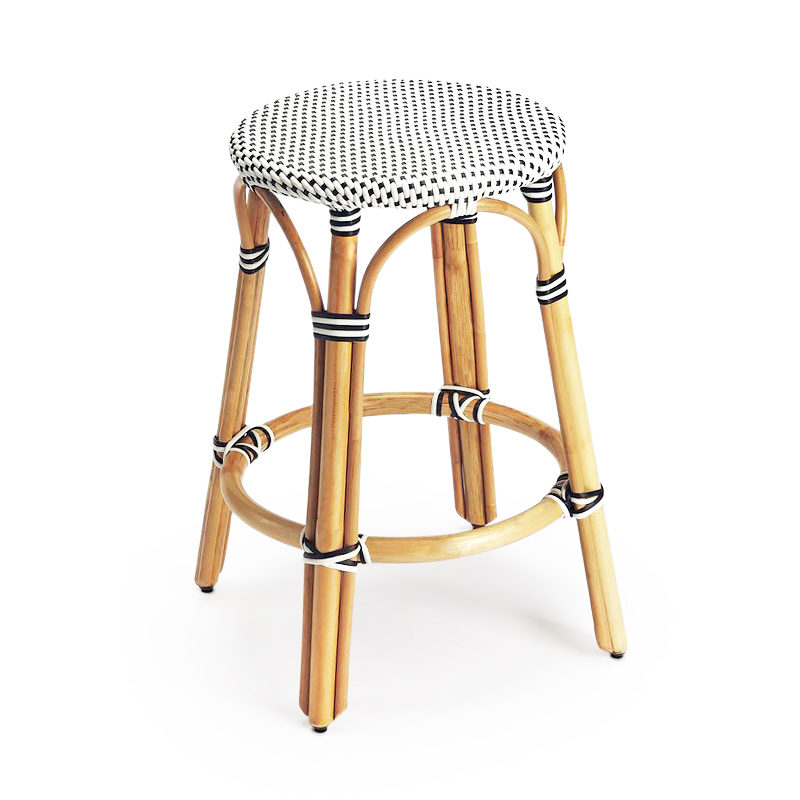 Unite | Bamboo & rattan stool
