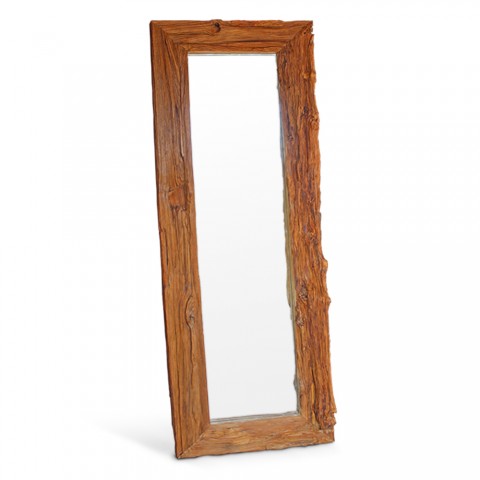 Fearless | Recycled teak mirror