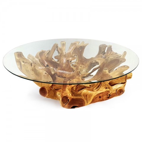Fluide | Teak root coffee table
