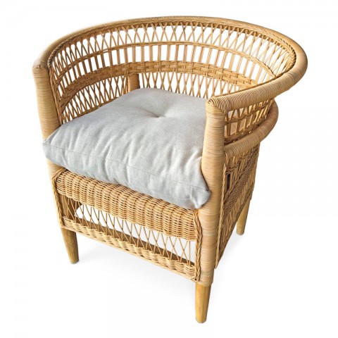 Malawi | Natural rattan lounger