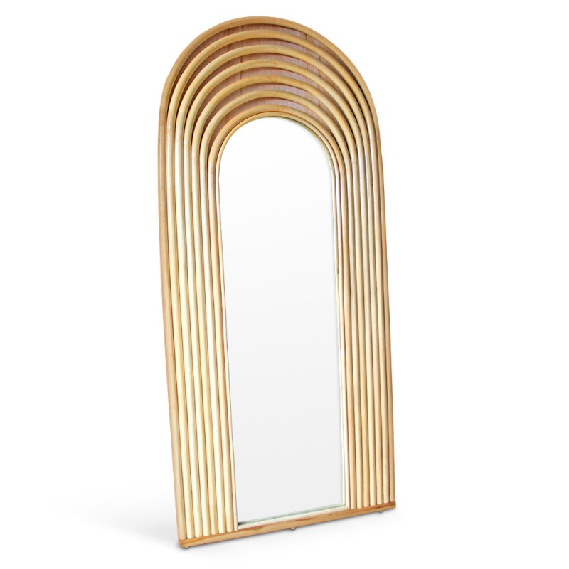 Dawn | Cane Rattan Framed Mirror