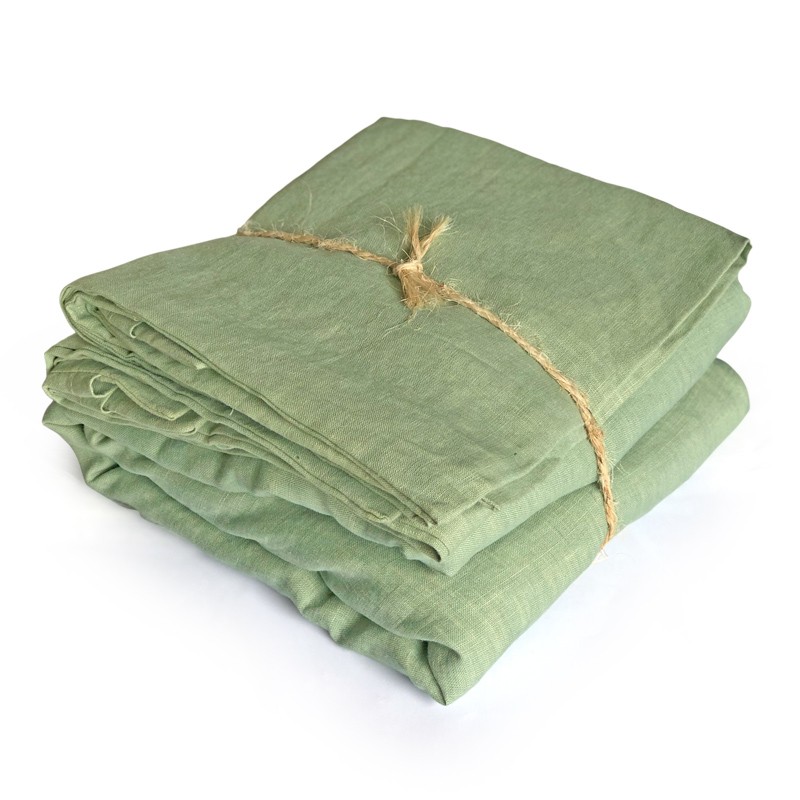 Earth | Organic plant-dyed linen duvet set