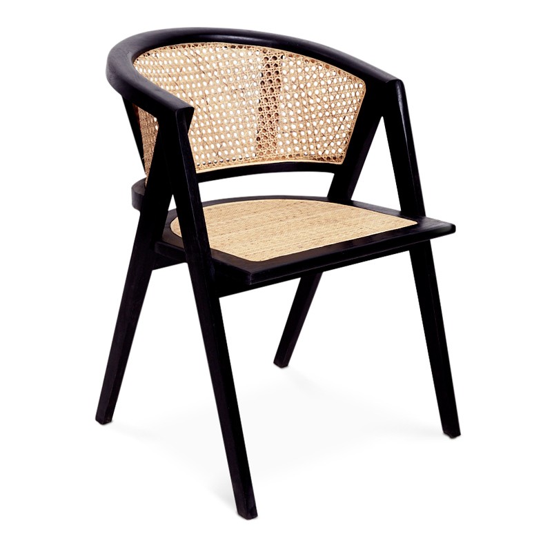 Feel | Teak & Rattan Dining Chair