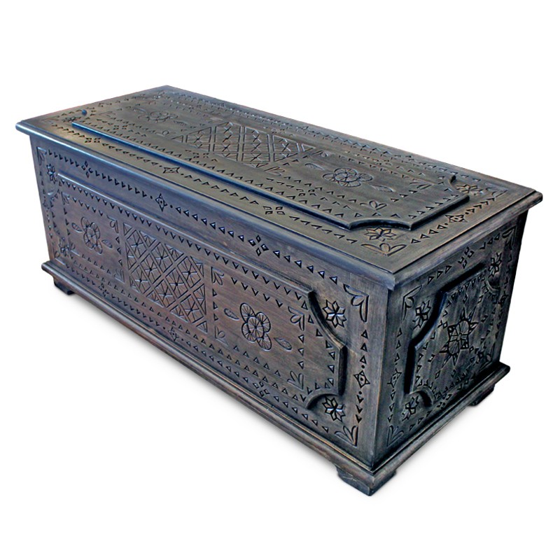 Lunar | Teak Ottoman