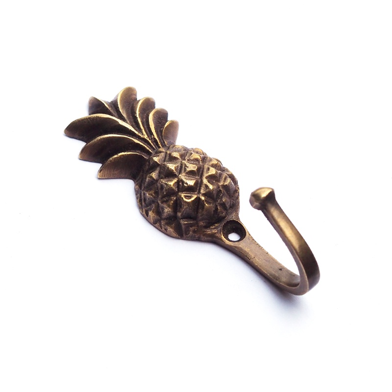 Pineapple hook | Small brass hook
