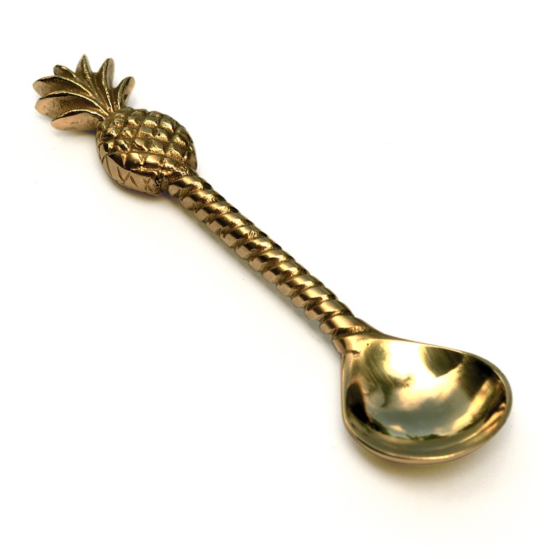 Pineapple spoon | Brass tea spoon