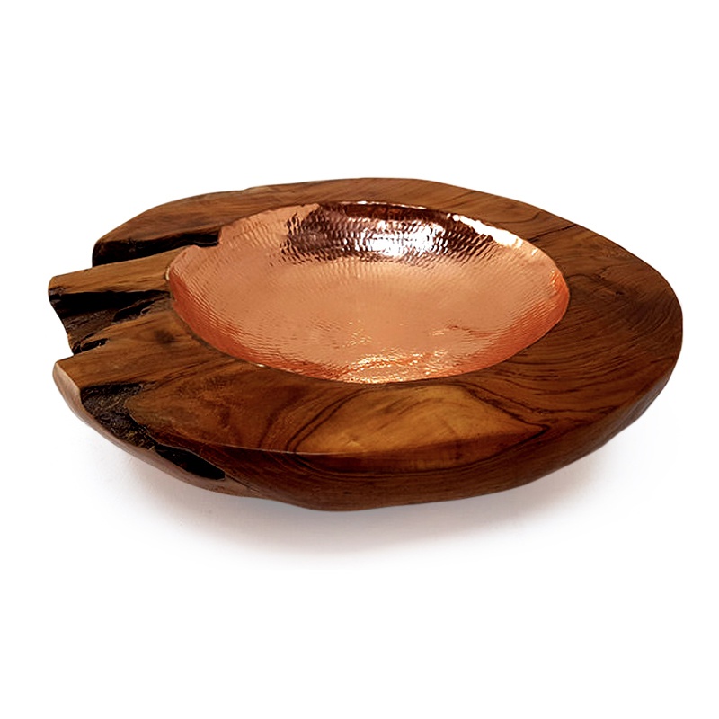 Power | Teak root & copper bowl