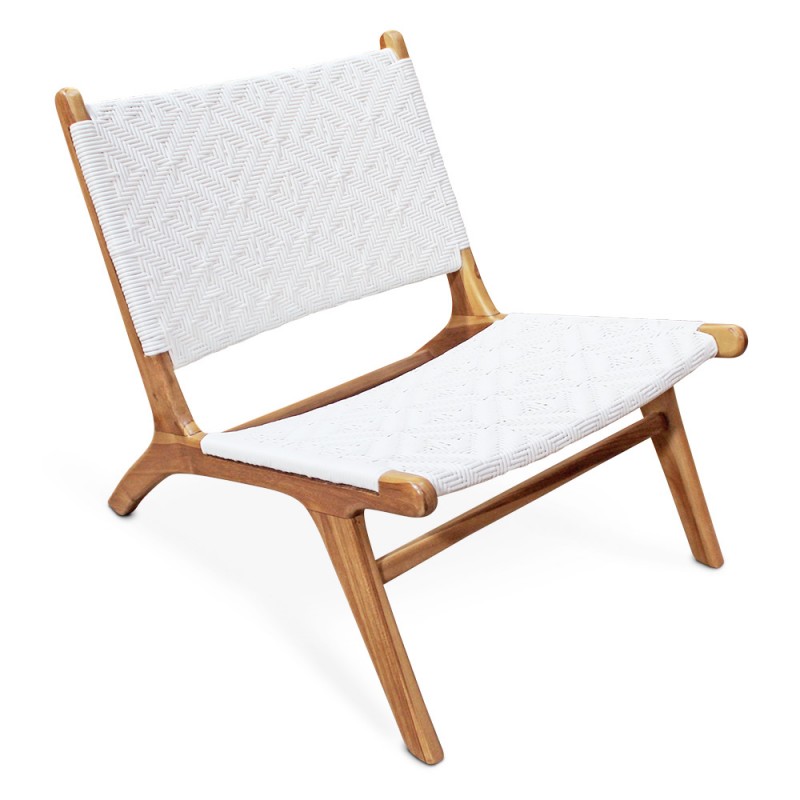 Savasana | Rattan & teak lounger