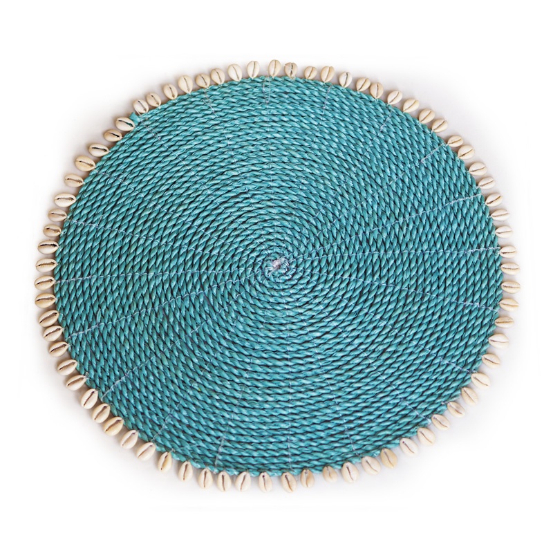 Seashell | Turquoise placemat