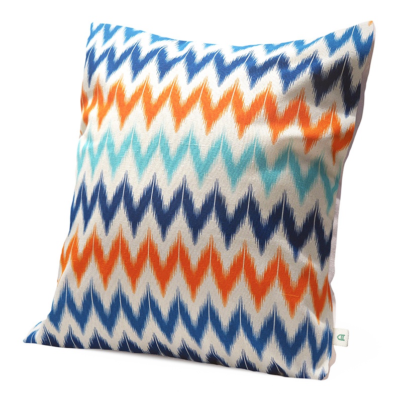 Tribal | Handmade linen cushion 45x45
