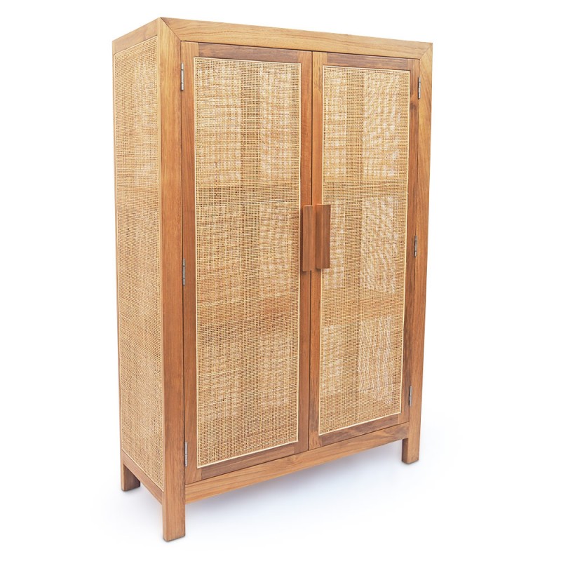 Tropic | Rattan & teak cabinet