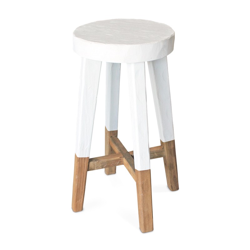 Ulu | Rustic Teak Bar Stool