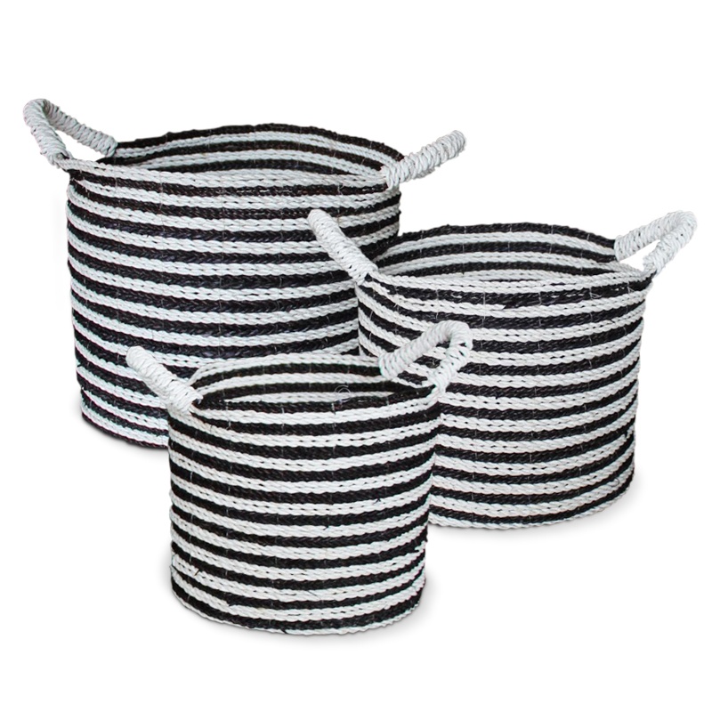 Zebra | Natural rattan basket